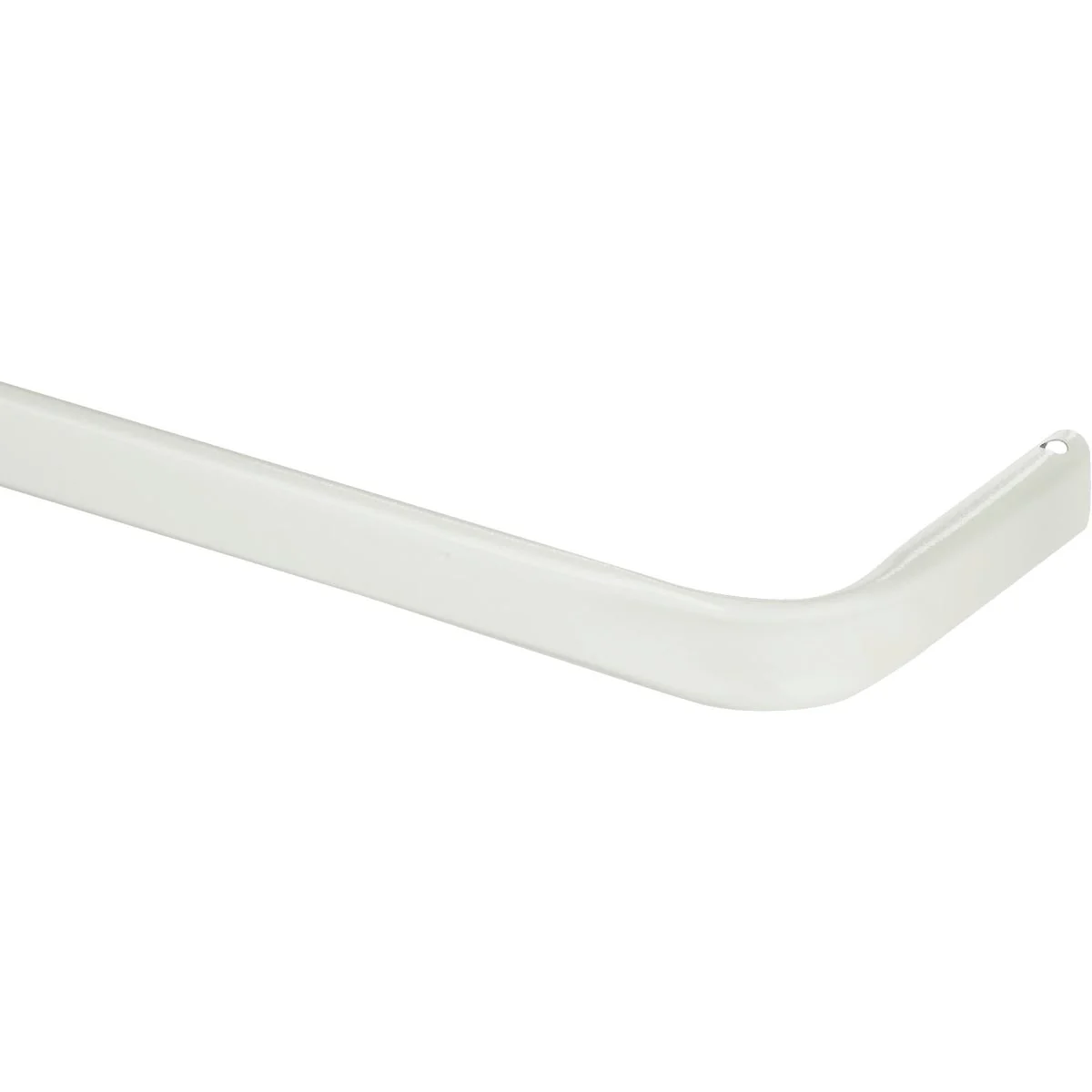 Responsible Kenney 48 In. To 86 In. 1 In. Single White Curtain Rod Genuine
