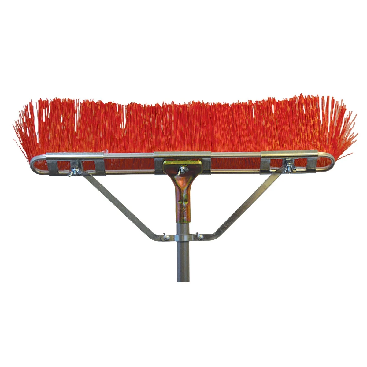 Artisan Bruske 23 In. W. x 65 In. L. Steel Handle Street Sweep Push Broom Effective