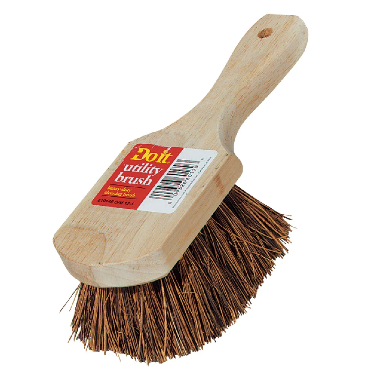 Environmentally Friendly Do it 9 In. x 3 In. Palmyra Bristle Fiber Wood Scrub Brush First-Class