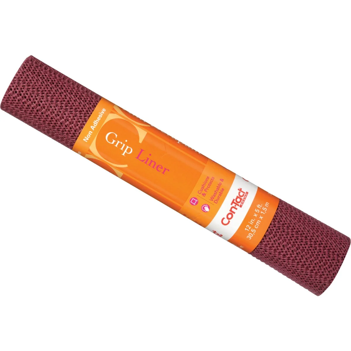 Exclusive Con-Tact 12 In. x 5 Ft. Berry Beaded Grip Non-Adhesive Shelf Liner First-Class