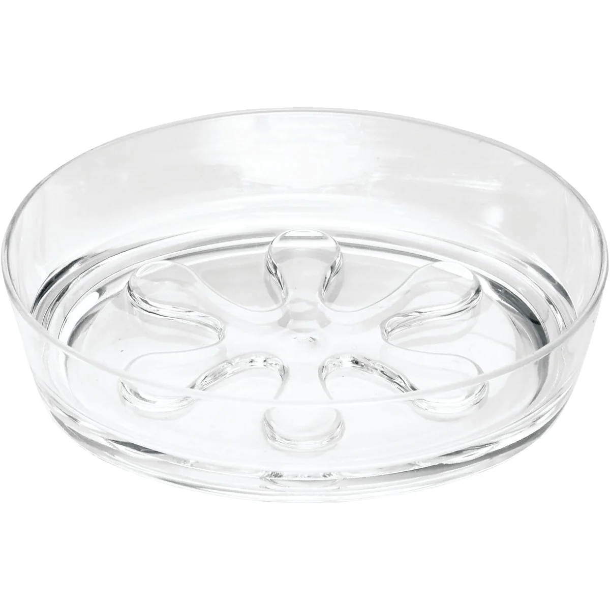 Elegant iDesign Eva Clear Acrylic Soap Dish Premium Material