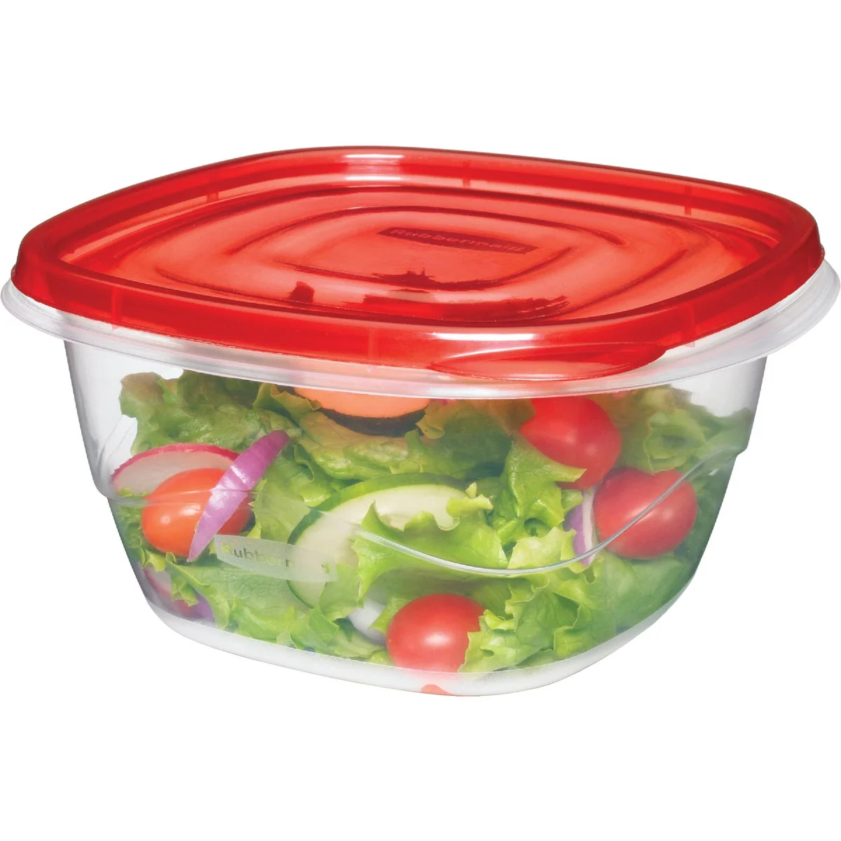Traditional Rubbermaid TakeAlongs 5.2 C. Clear Square Food Storage Container with Lids 4-Pack Eco-Friendly