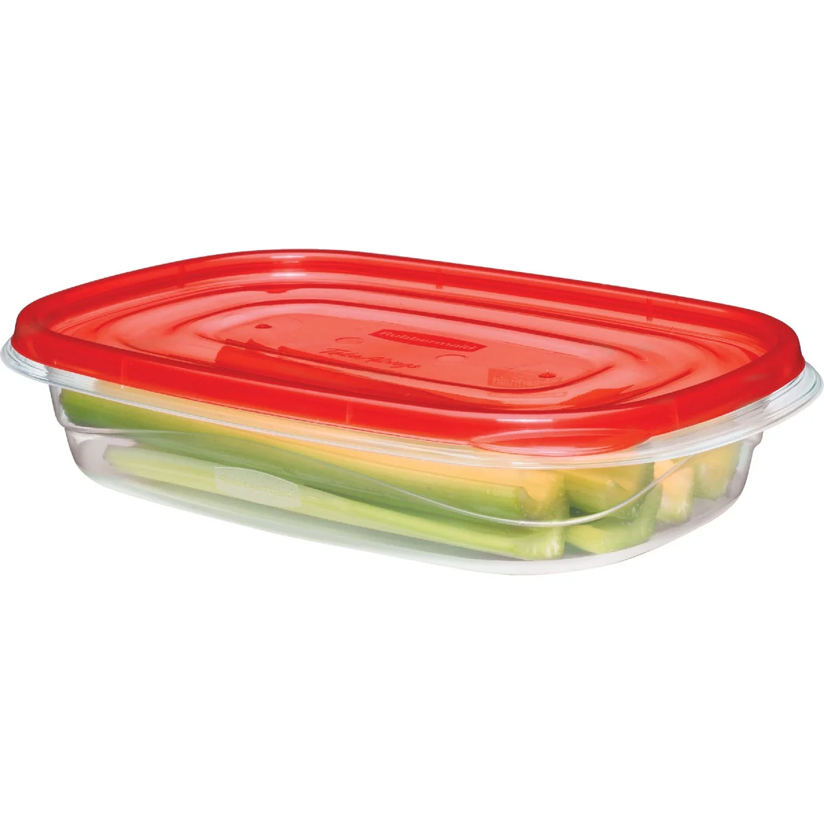 World-Class Rubbermaid TakeAlongs 4 C. Clear Rectangle Food Storage Container with Lids 3-Pack High-Performance