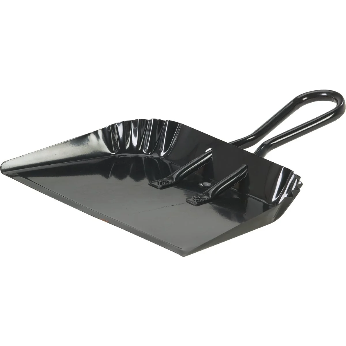 Reusable Harper 16 In. Black Metal Heavy Duty Dust Pan Selected