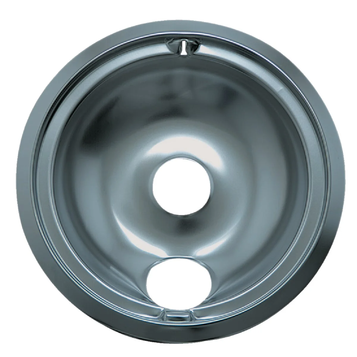 Consistent Range Kleen Electric 6 Style B Round Chrome Drip Pan Professional