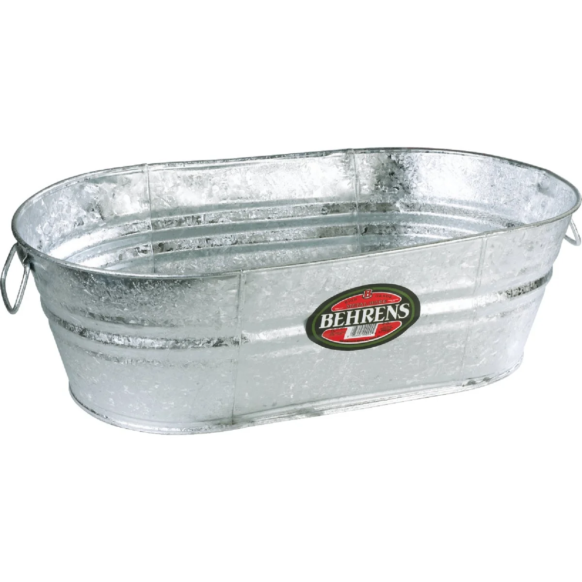 Proven Behrens 22 Qt. Oval Round Hot-Dipped Utility Tub Elegant