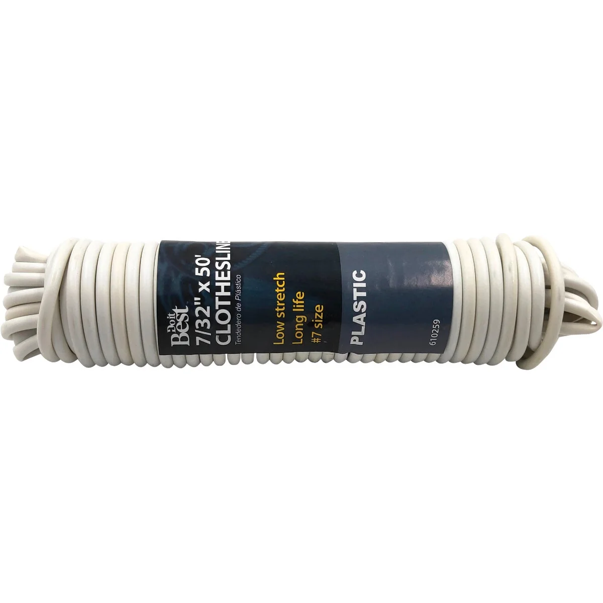 Comfortable Do it 50 Ft. 7 Low Stretch Clothesline 25 Lb. Working Load Limit Classic