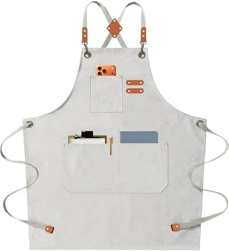 Exclusive Chef Aprons for Men Women with Oversized Pockets Proven