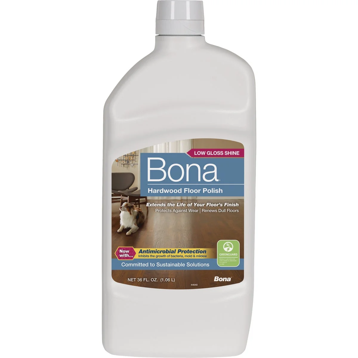 Authentic Bona 36 Oz. Low Gloss Hardwood Floor Polish Modern