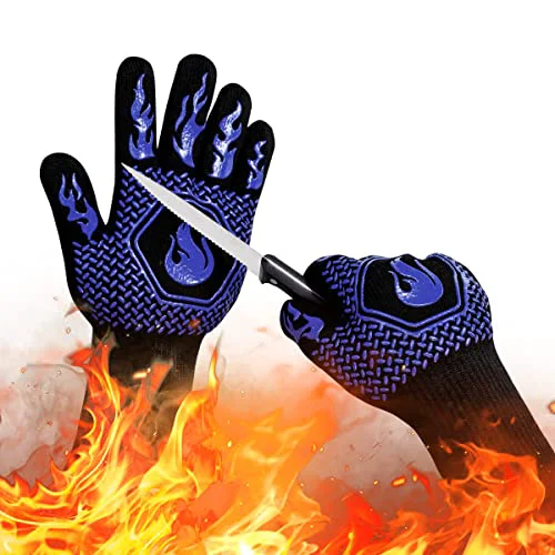 Innovative BBQ Gloves 1472F Heat Resistant Non 2 Count Official