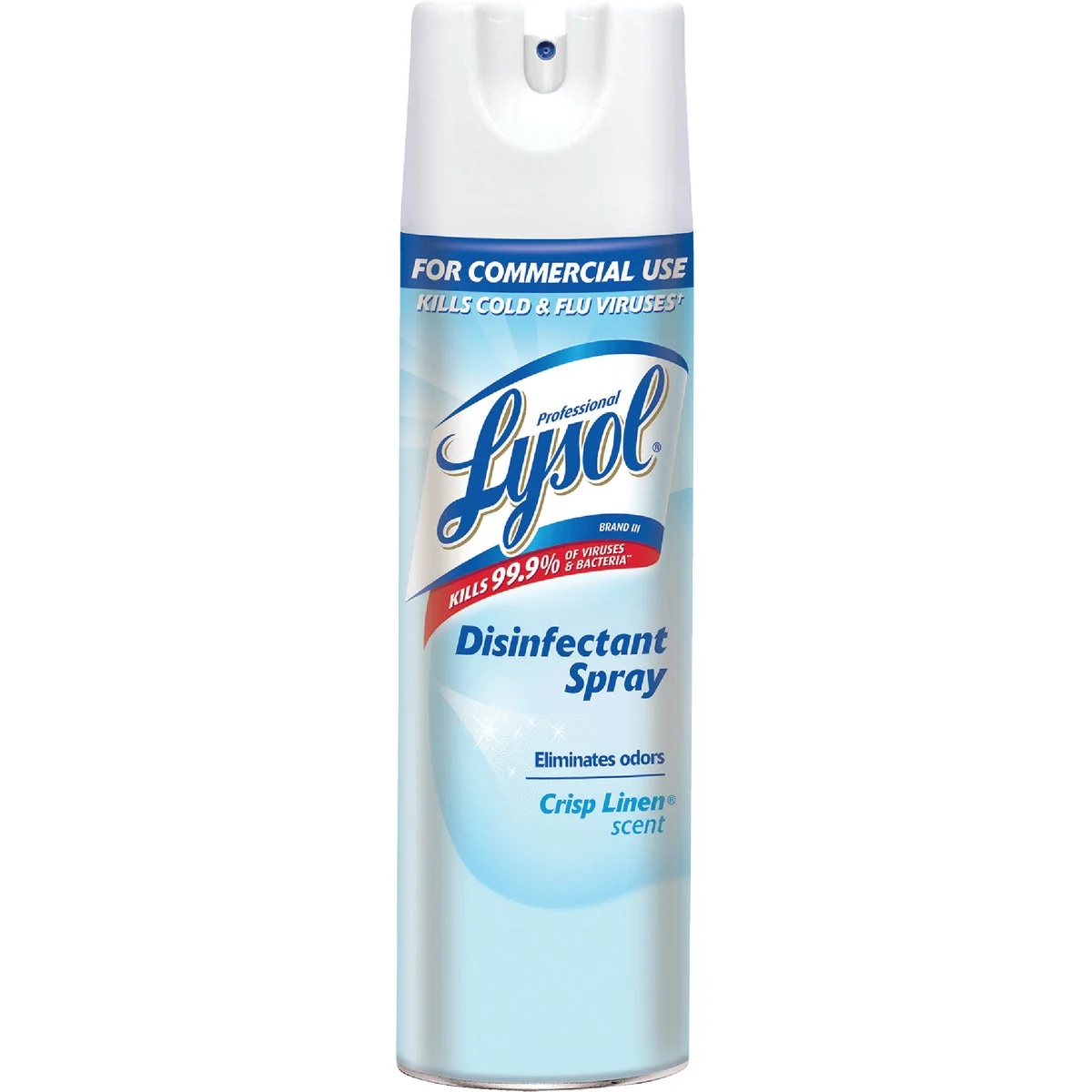 Easy-to-Use Lysol 19 Oz. Crisp Linen Commercial Use Disinfectant Spray Modern