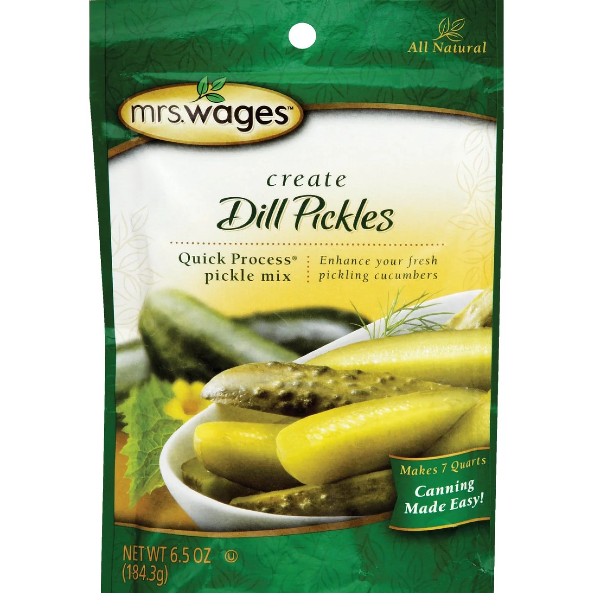 Comfortable Mrs. Wages Quick Process 6.5 Oz. Dill Pickling Mix Soft