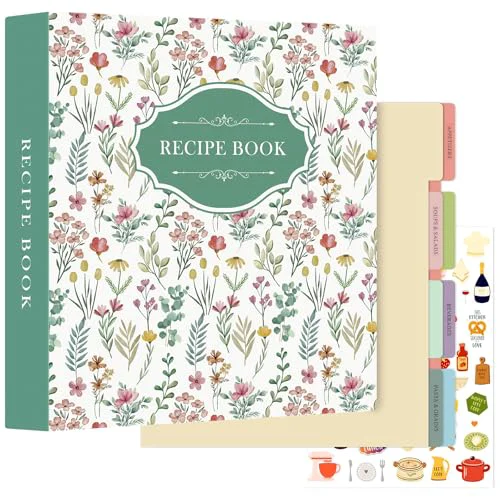 Crafted Recipe Binder 8.5×11 3 Ring Kit Enhanced