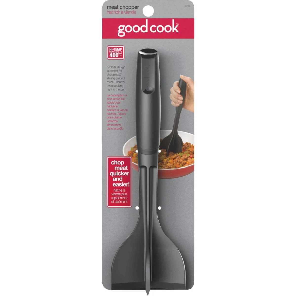 Soft Goodcook 8 In. Nylon Hamburger Chopper Fine