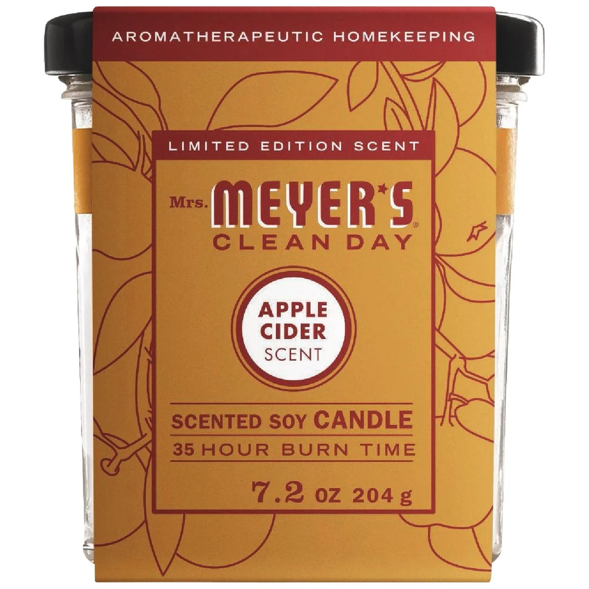 Effective Mrs. Meyer’s Clean Day 7.2 Oz. Apple Cider Soy Candle Minimalist