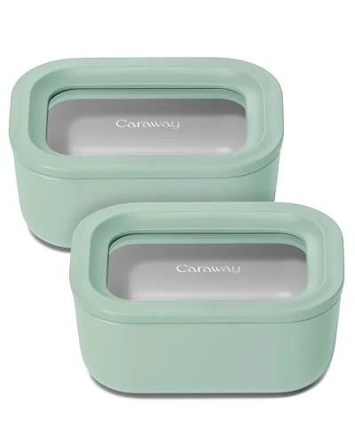 Exceptional 2 Piece Glass Food Storage Container Set 2 Count Casual