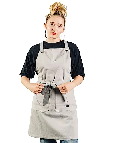 Minimalist Crossback Kitchen Apron for Cooking Stylish