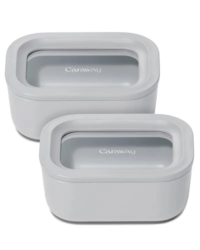 Unique 2 Piece Glass Food Storage Container Set 2 Count Prestigious