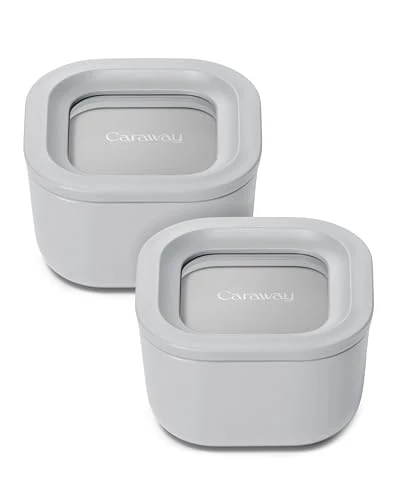 Powerful 2 Piece Glass Food Storage Container Set 2 Count Traditional