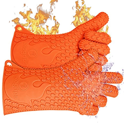 First-Class Ekogrips Premium Heat Resistant BBQ Grilling Gloves for Indoor and Outdoor Cooking 2 Count User-Friendly