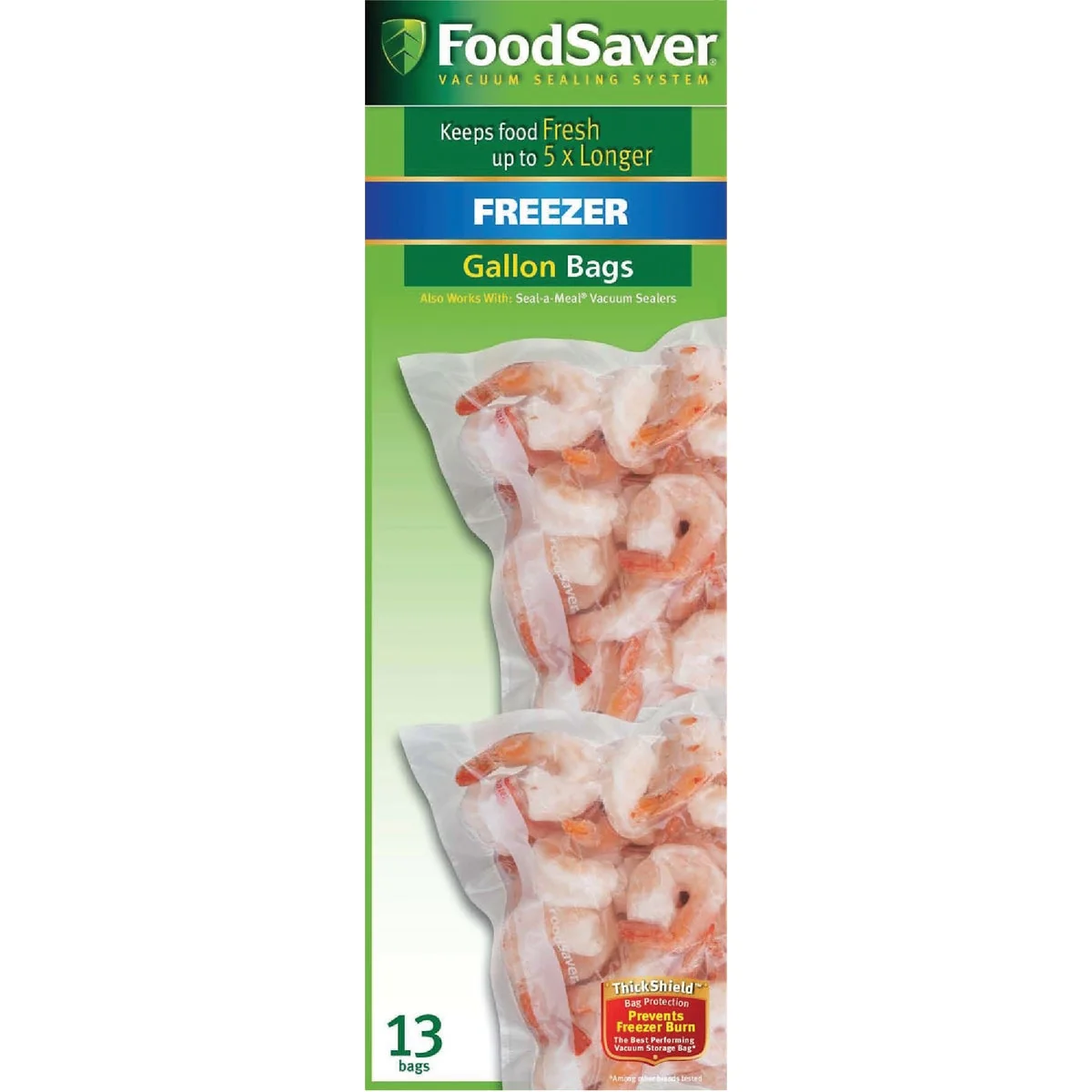 Advanced FoodSaver 1 Gal. zer Bag 13-Count Official