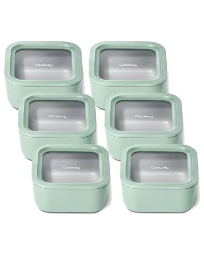 Fast 6 Piece Glass Food Storage Container Set 6 Count Soft