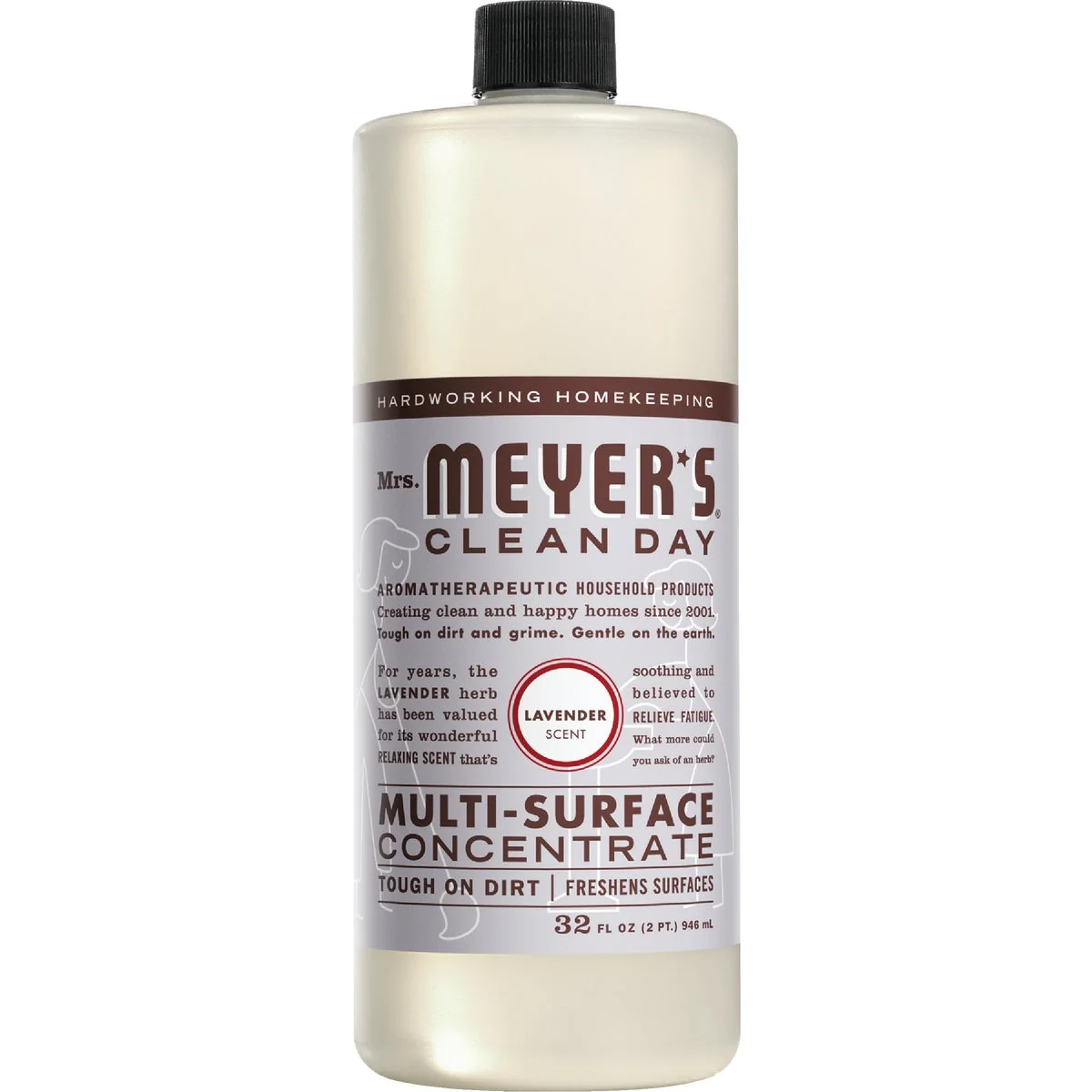 Detailed Mrs. Meyer’s Clean Day 32 Oz. Lavender Multi-Surface Concentrate Efficient