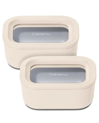 Premium Material 2 Piece Glass Food Storage Container Set 2 Count Elite