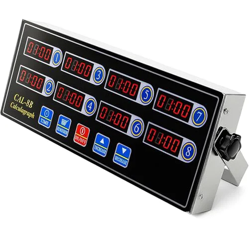 High-Quality Commercial 8 Channels Digital Kitchen Timer Casual