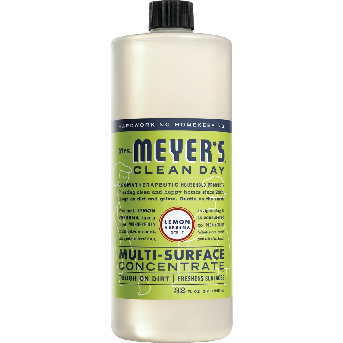 Exclusive Mrs. Meyer’s Clean Day 32 Oz. Lemon Verbena Multi-Surface Concentrate Certified