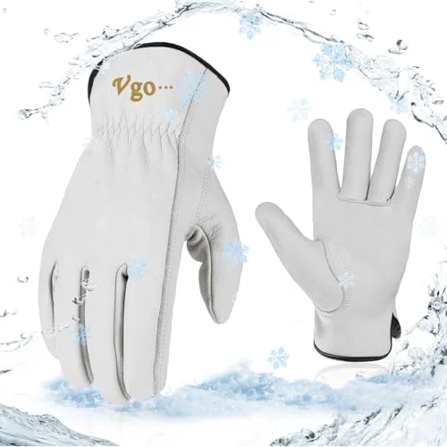 Smooth 32℉ Lined Full Leather Winter Gloves Elite