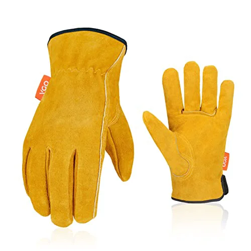Effective Unlined Full Leather Work Gloves Prestigious