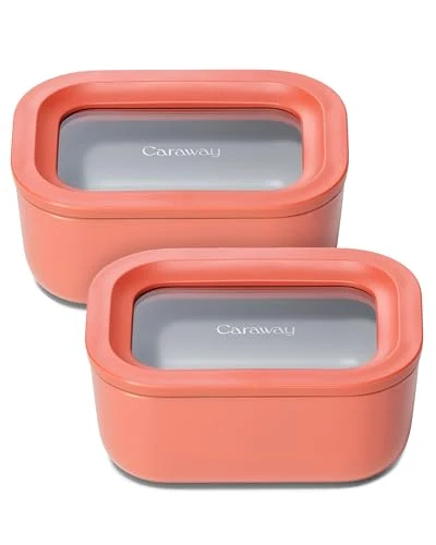 Advanced 2 Piece Glass Food Storage Container Set 2 Count Easy-to-Use