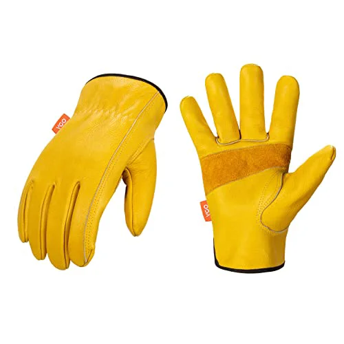Fashionable Unlined Full Leather Work Gloves World-Class