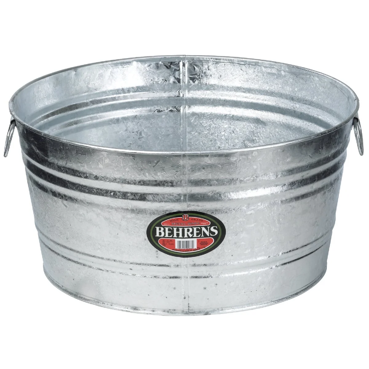 Pure Behrens 17 Gal. Round Hot-Dipped Utility Tub Contemporary