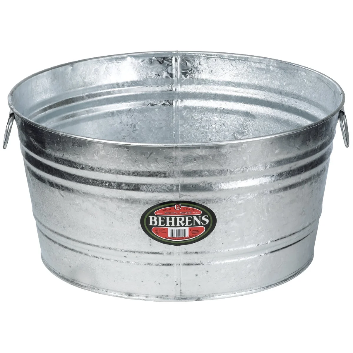 Detailed Behrens 11 Gal. Round Hot-Dipped Utility Tub Exclusive