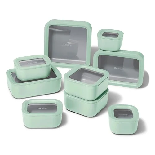 Easy-to-Use 22 Piece Glass Food Storage Set 22 Count Minimalist