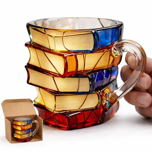 Responsible Stained Glass Book Mug Refined
