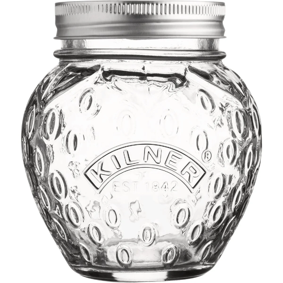 Official Kilner 13.5 Oz. Strawberry Shape Fruit Jar Smooth