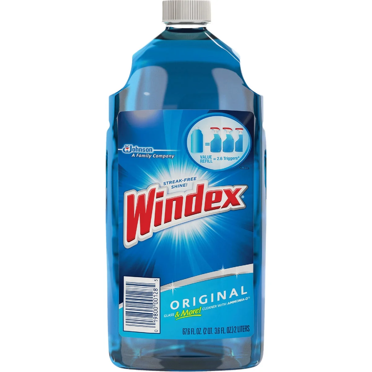 Soft Windex 67 Oz. Glass Cleaner Refill Enhanced