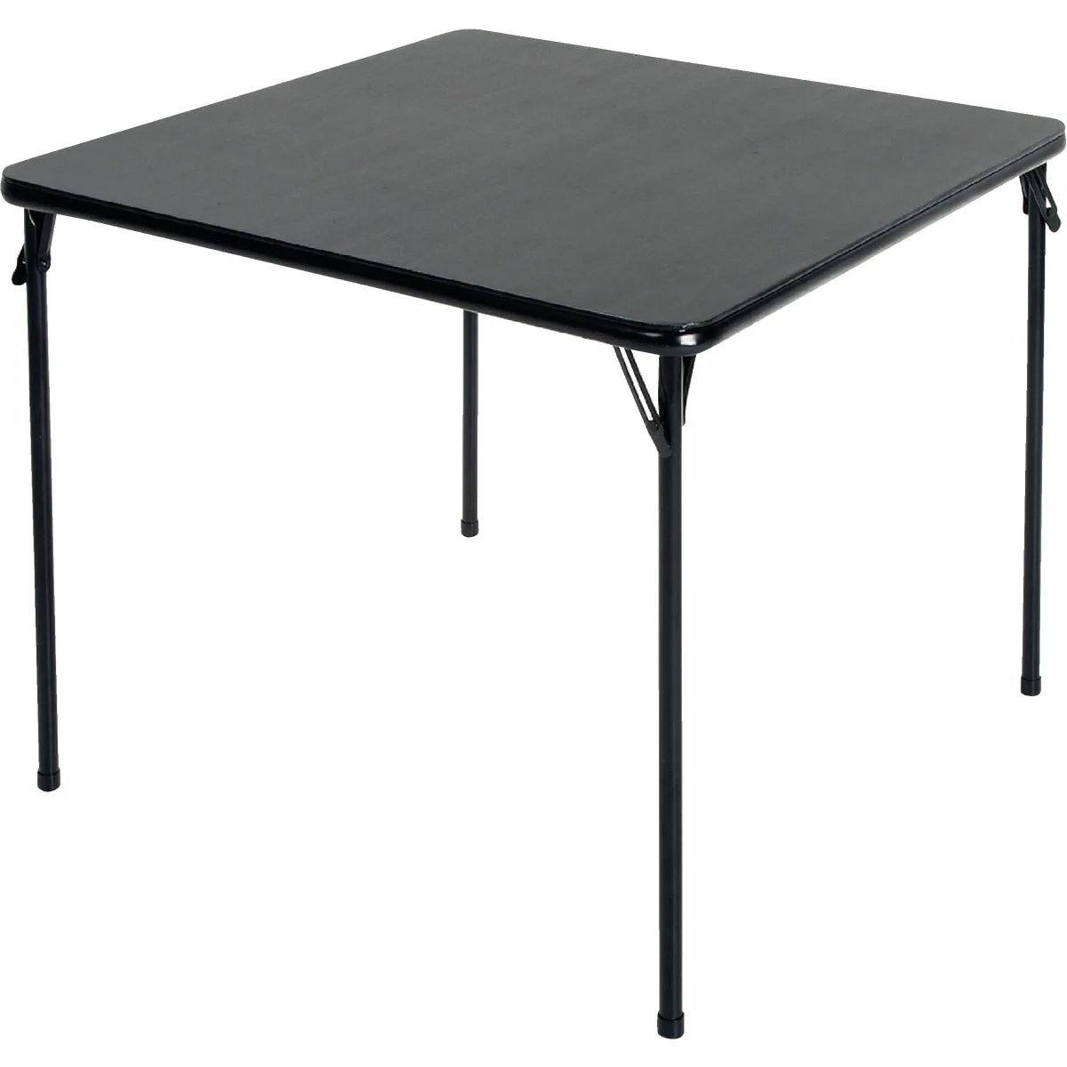 Flexible COSCO 34 In. x 34 In. Folding Table Black Classic