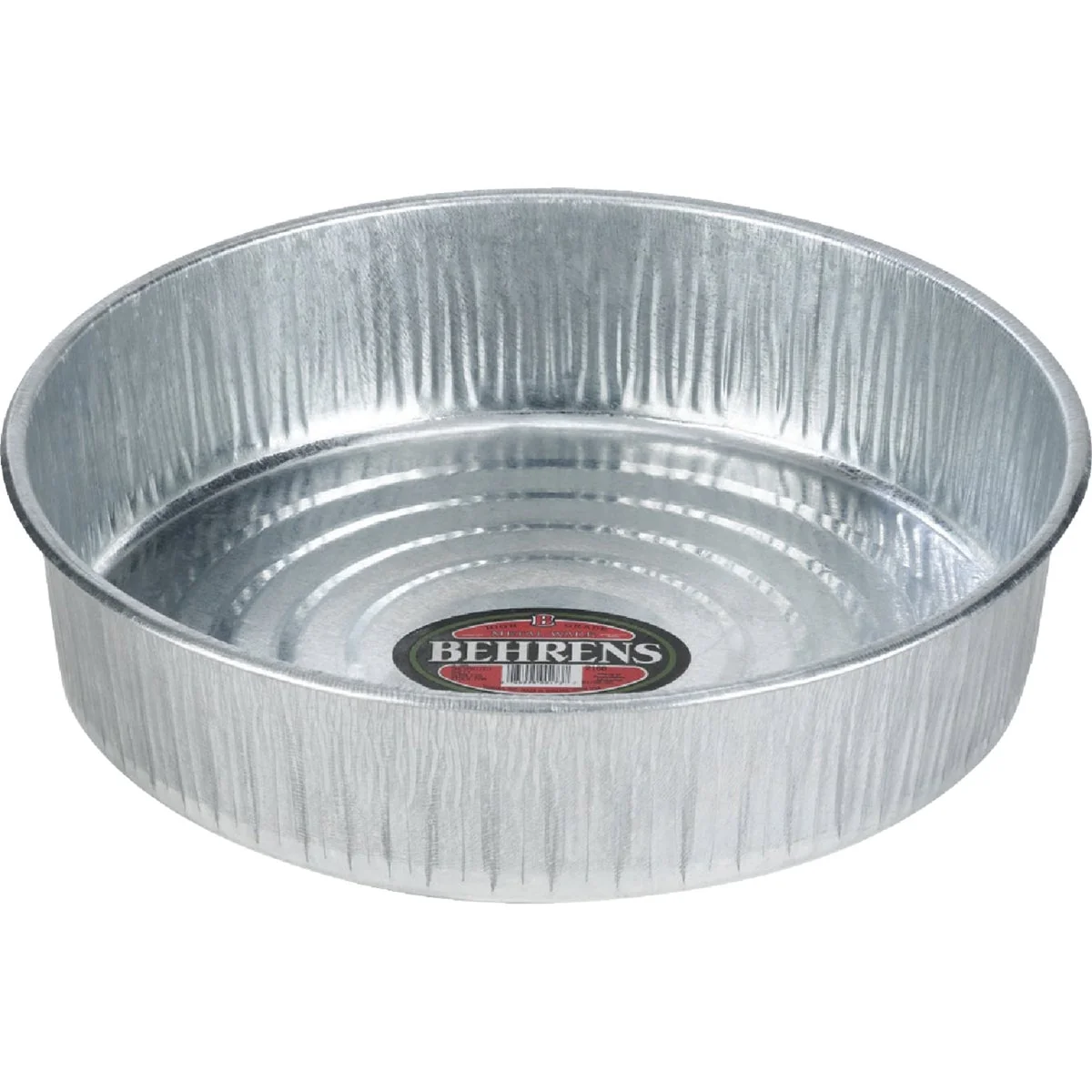 Authentic Behrens 3 Gal. Galvanized Utility Pan Smooth