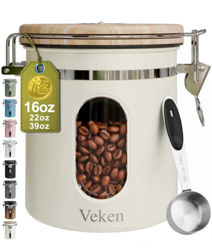 Artisan Coffee Canister with Window Premium Material