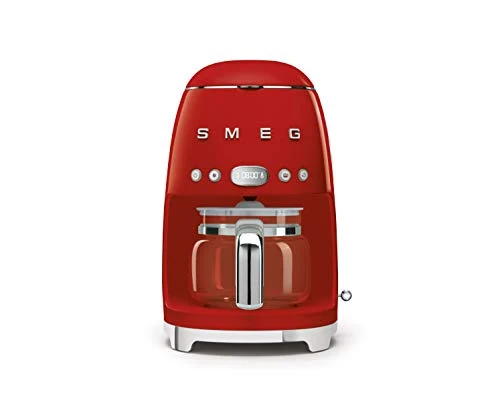 Official 50’s Retro Style Aesthetic Drip Coffee Machine with 10 Cup Glass Carafe Innovative