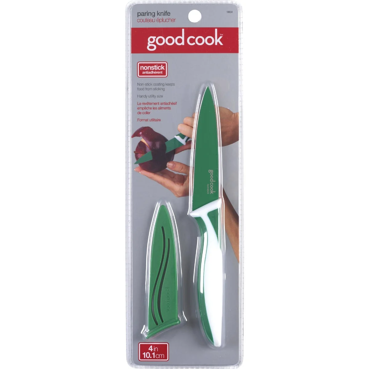 Lightweight Goodcook 4 In. Paring Knife with Cover Recyclable