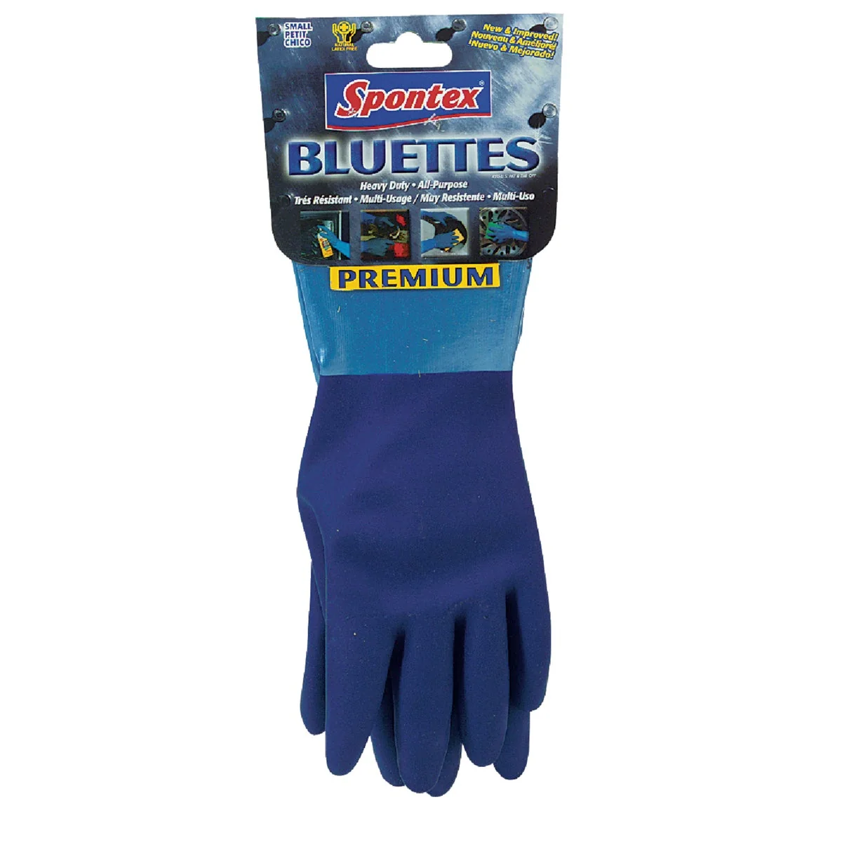 Clean Spontex Bluettes Large Neoprene Rubber Glove Quality