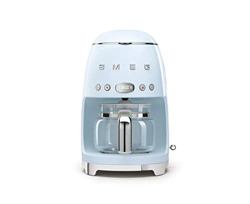 Effective 50’s Retro Style Aesthetic Drip Coffee Machine with 10 Cup Glass Carafe 10 Count Versatile