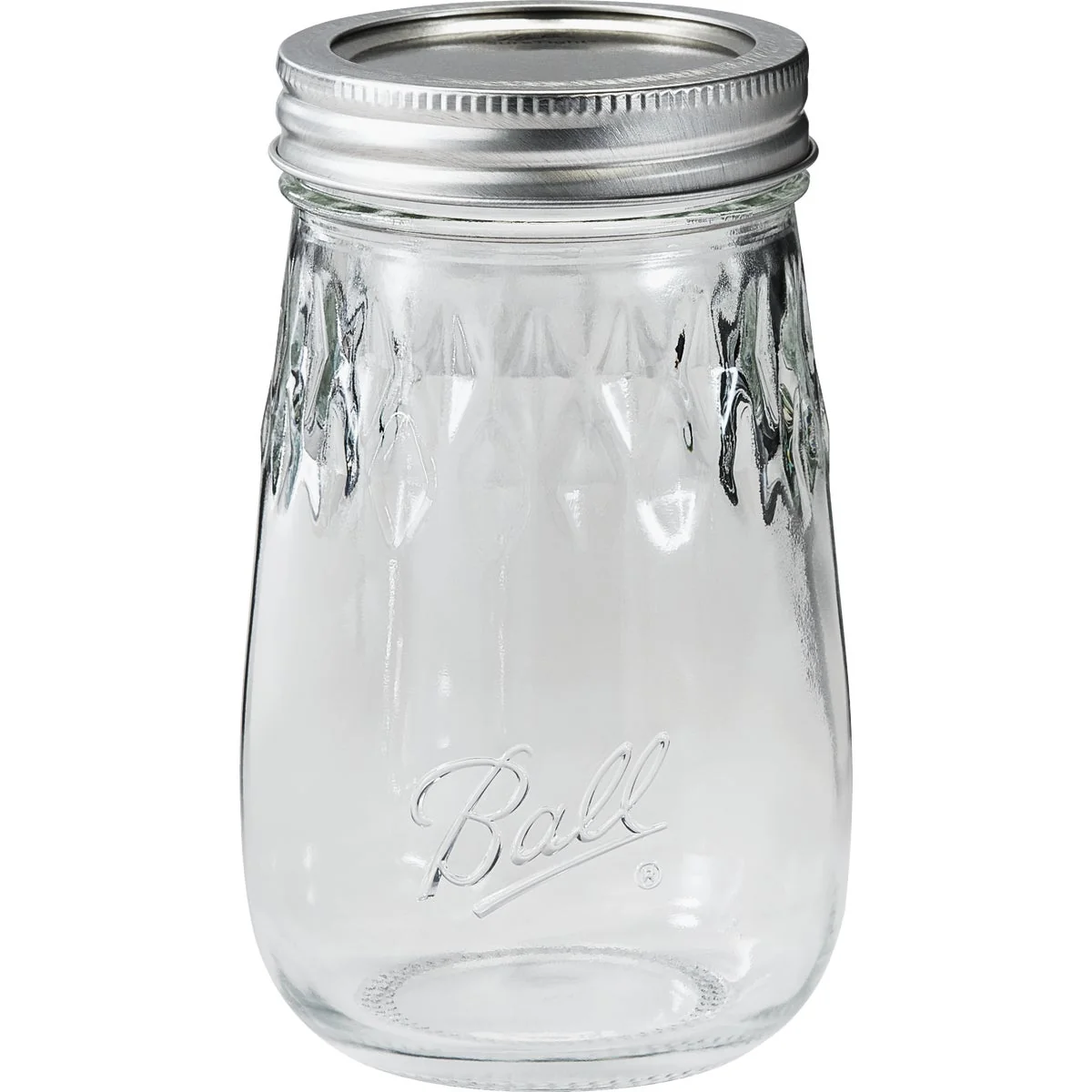 Modern Ball Pint Fluted zer Jar 4-Pack Proven