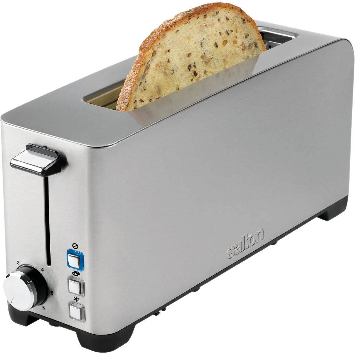Advanced Salton 2-Slice Stainless Steel Long Slot Toaster Refined