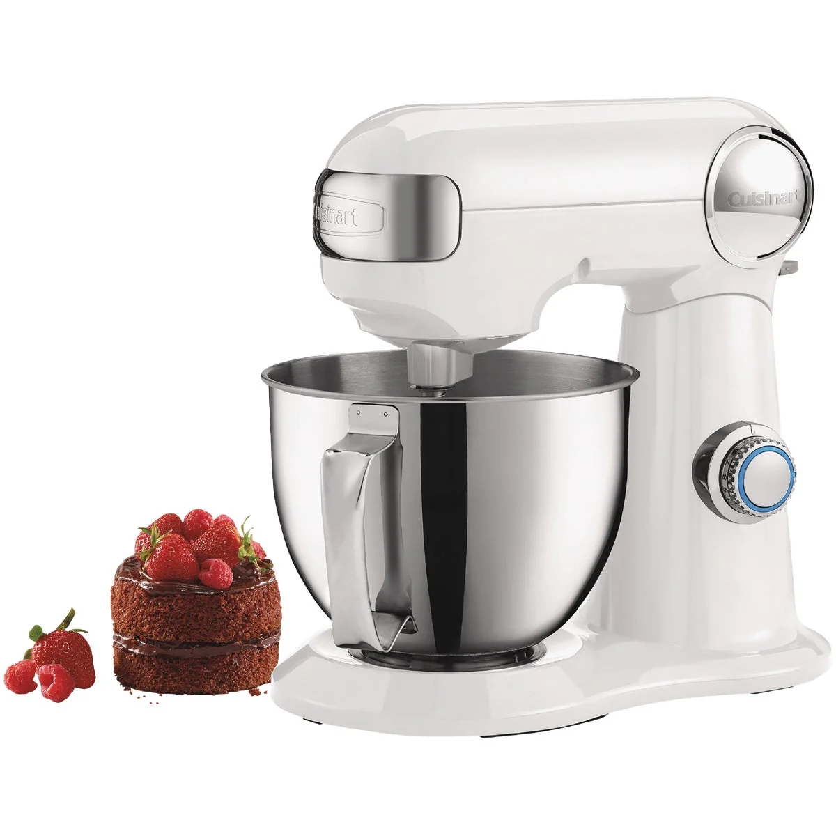 Luxury Cuisinart Precision Master 5.5 Qt. White Linen Stand Mixer First-Class
